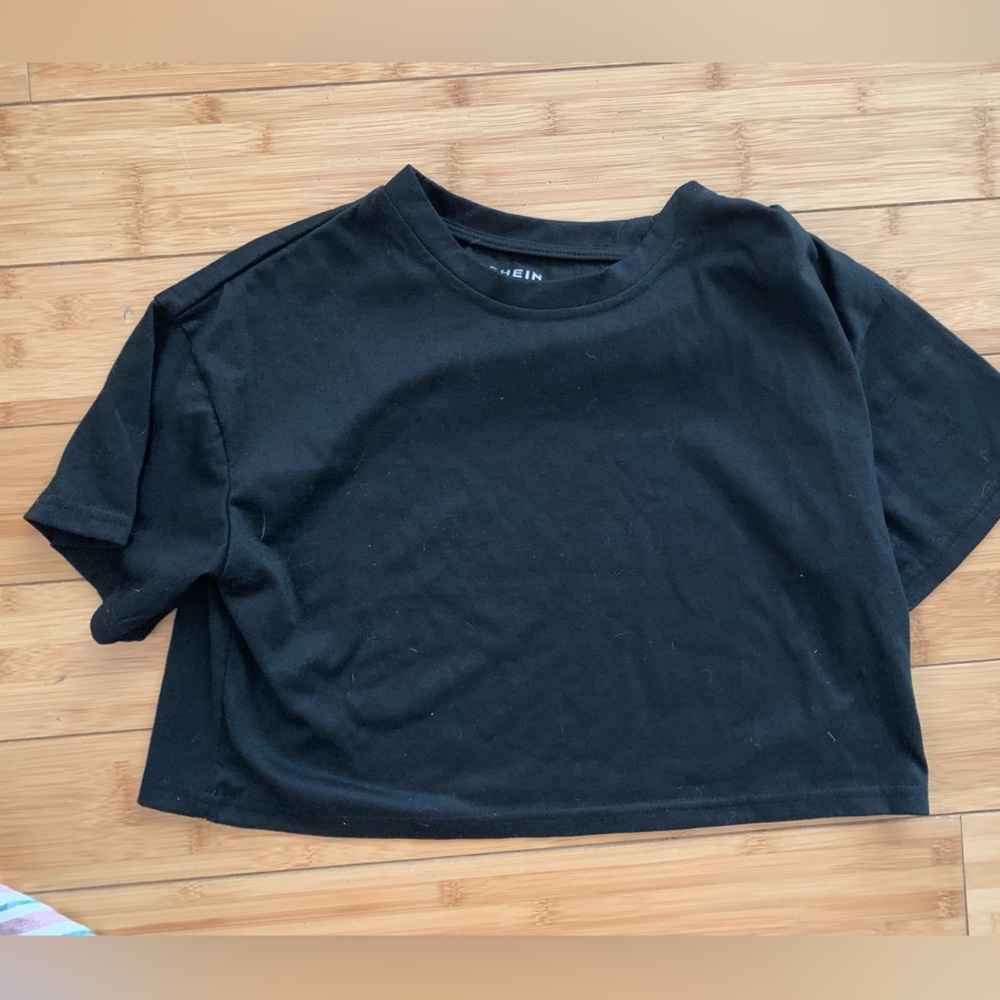 SHEIN Black crop top
